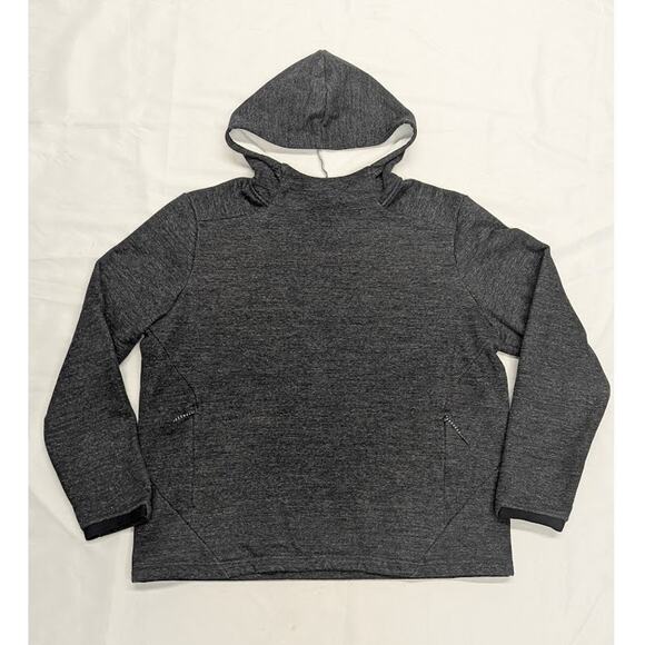 FLX Men's Size XXL Gray Heather Fleece Active/Outdoor Pullover Hoodie - Picture 1 of 6